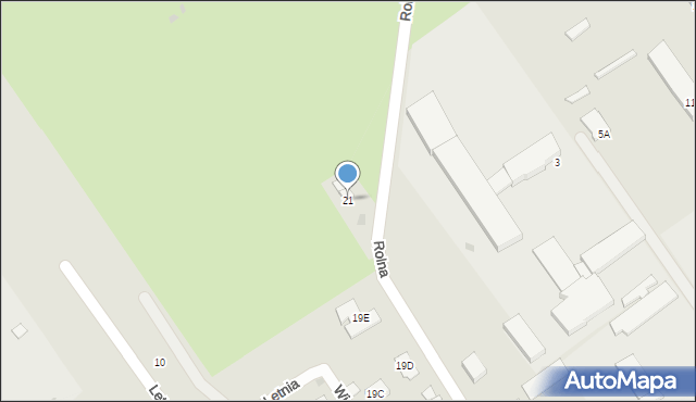 Lidzbark Warmiński, Rolna, 21, mapa Lidzbark Warmiński