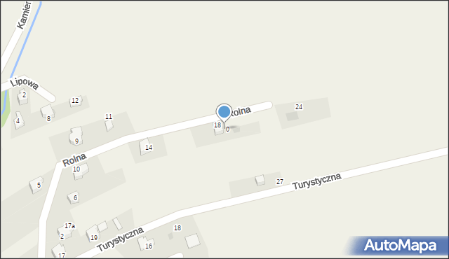 Łodygowice, Rolna, 20, mapa Łodygowice