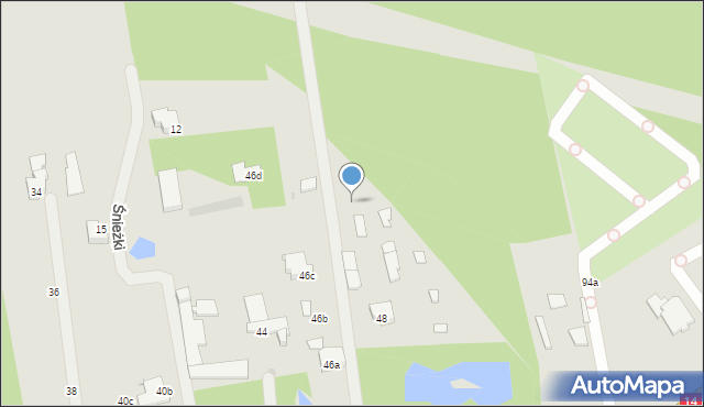 Łódź, Rogowska, 48e, mapa Łodzi