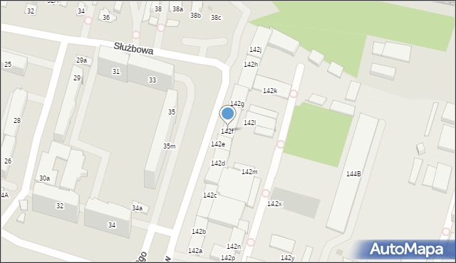 Łódź, Rokicińska, 142f, mapa Łodzi