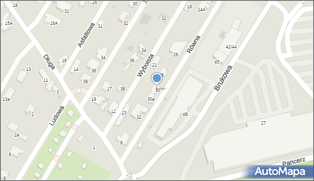 Łomianki, Równa, 30, mapa Łomianki