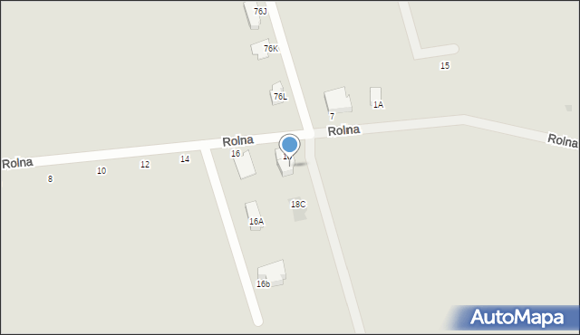 Lubawa, Rolna, 18a, mapa Lubawa