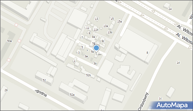 Lublin, Rolna Osada, 5c, mapa Lublina