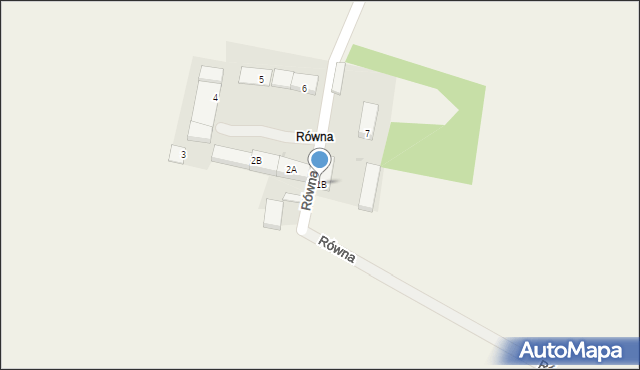 Luboszyce, Równa, 1B, mapa Luboszyce