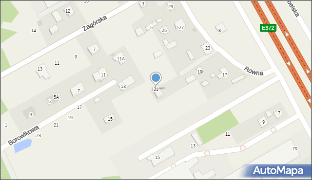 Majdan, Równa, 21, mapa Majdan