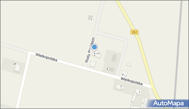 Marcinkowo, Rodu Bielickich, 2, mapa Marcinkowo