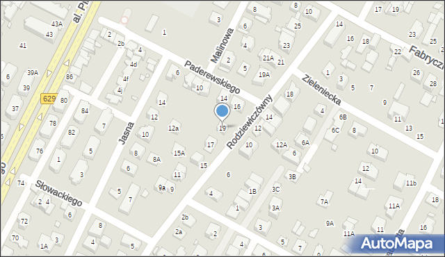 Marki, Rodziewiczówny Marii, 19, mapa Marki