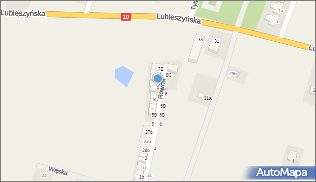 Mierzyn, Równa, 7, mapa Mierzyn