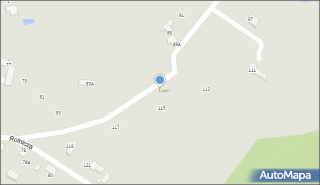 Mikołów, Rolnicza, 139, mapa Mikołów