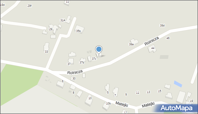 Mikołów, Rolnicza, 39, mapa Mikołów