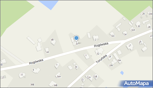 Młyniec Pierwszy, Rogówska, 4, mapa Młyniec Pierwszy