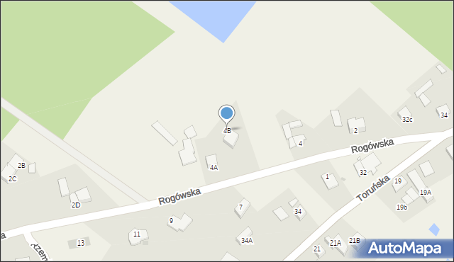 Młyniec Pierwszy, Rogówska, 4B, mapa Młyniec Pierwszy