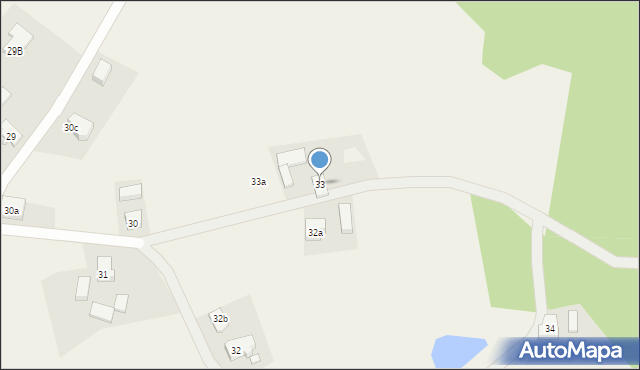 Mojusz, Różana, 11, mapa Mojusz