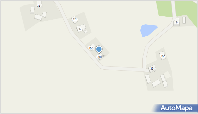 Mojusz, Różana, 14, mapa Mojusz