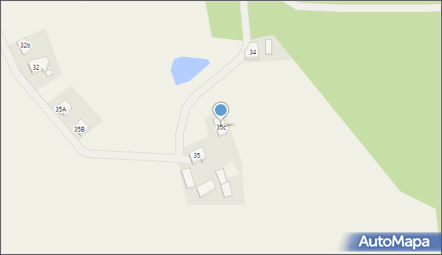 Mojusz, Różana, 18, mapa Mojusz