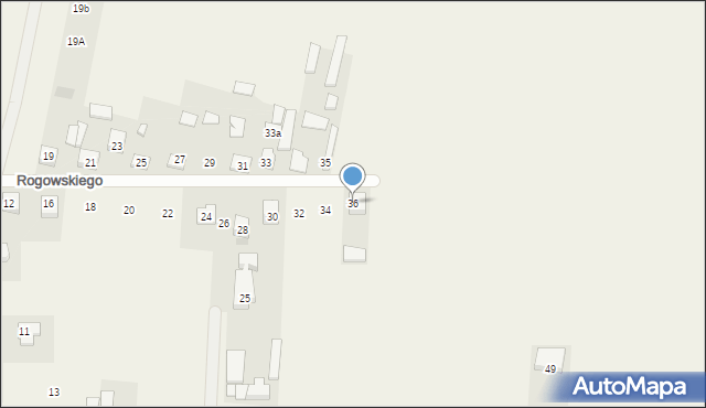 Mokre, Rogowskiego Jana, kpt., 36, mapa Mokre