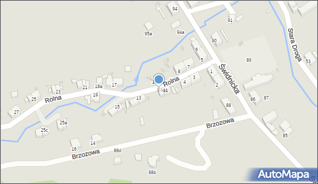 Nowa Ruda, Rolna, 12, mapa Nowa Ruda