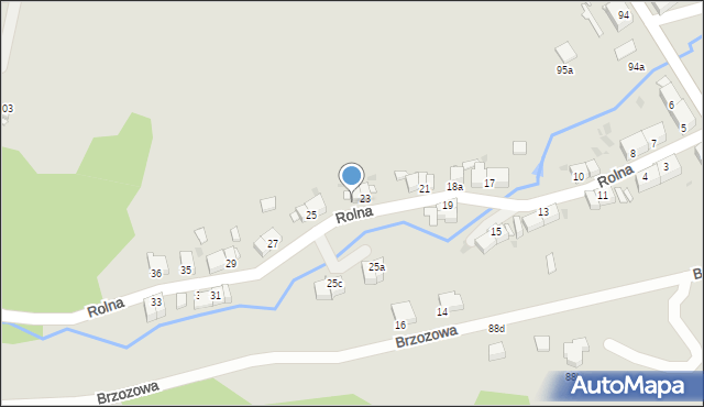 Nowa Ruda, Rolna, 24, mapa Nowa Ruda