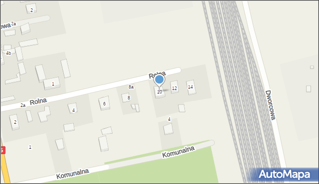 Nowa Wieś Wielka, Rolna, 10, mapa Nowa Wieś Wielka