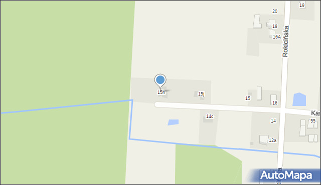 Nowe Chrusty, Rokicińska, 15h, mapa Nowe Chrusty