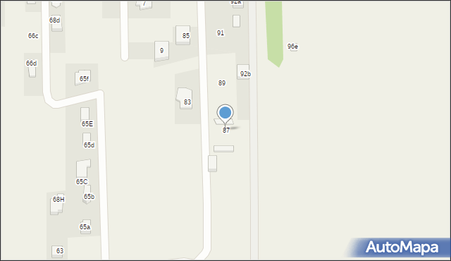 Nowe Lipiny, Rolna, 87, mapa Nowe Lipiny