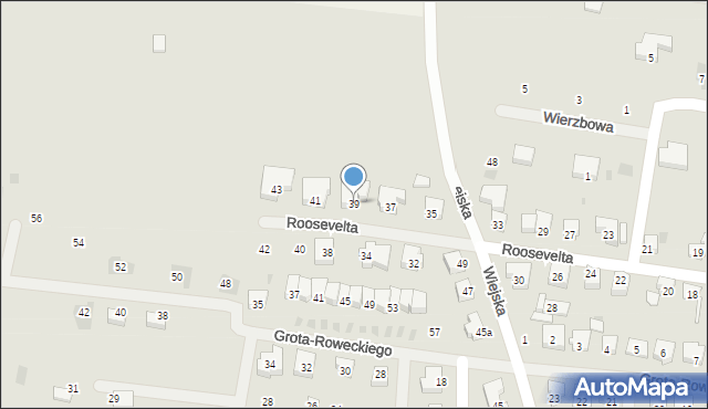 Nowogard, Roosevelta Teodora, 39, mapa Nowogard