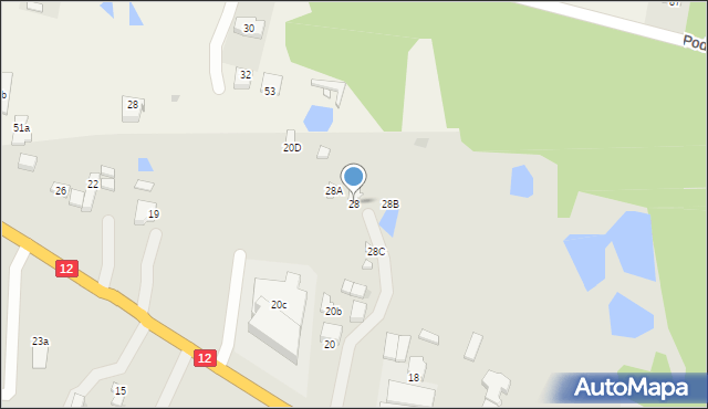 Opatówek, Rogatka, 28, mapa Opatówek