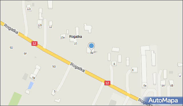 Opatówek, Rogatka, 8a, mapa Opatówek