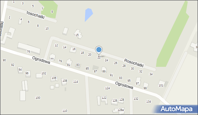 Opatówek, Rosochatki, 22, mapa Opatówek