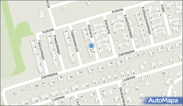 Opole, Romera Eugeniusza, prof., 3, mapa Opola
