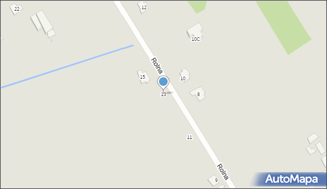 Ostrołęka, Rolna, 13, mapa Ostrołęka