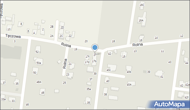 Ożarów Mazowiecki, Rolna, 17, mapa Ożarów Mazowiecki