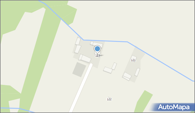 Parznice, Rodzinna, 18a, mapa Parznice