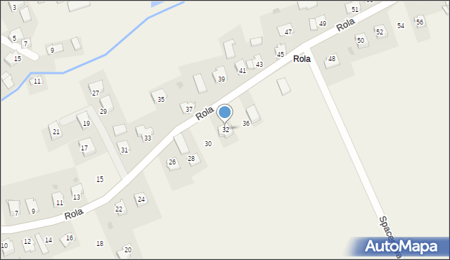Paszkówka, Rola, 32, mapa Paszkówka
