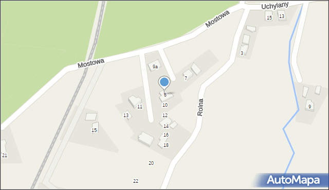 Pierściec, Rolna, 8, mapa Pierściec