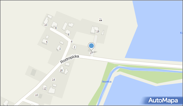 Pierściec, Roztropicka, 17, mapa Pierściec