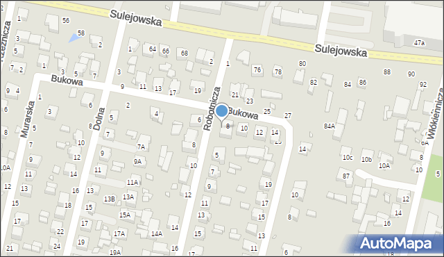 Piotrków Trybunalski, Robotnicza, 3, mapa Piotrków Trybunalski