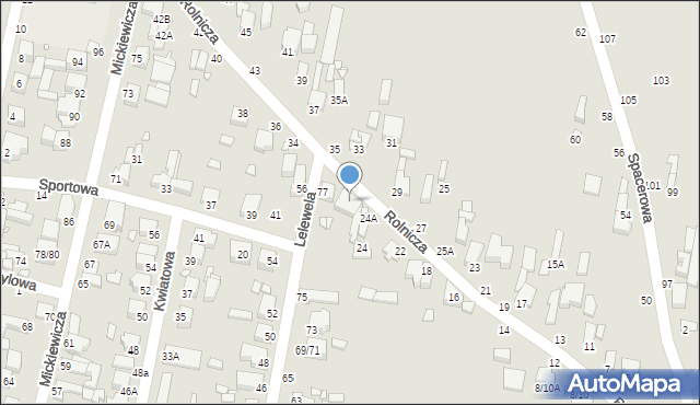 Piotrków Trybunalski, Rolnicza, 26, mapa Piotrków Trybunalski