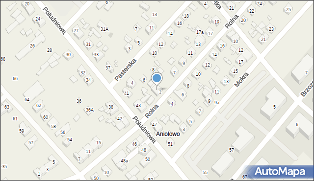 Plewiska, Rolna, 3, mapa Plewiska