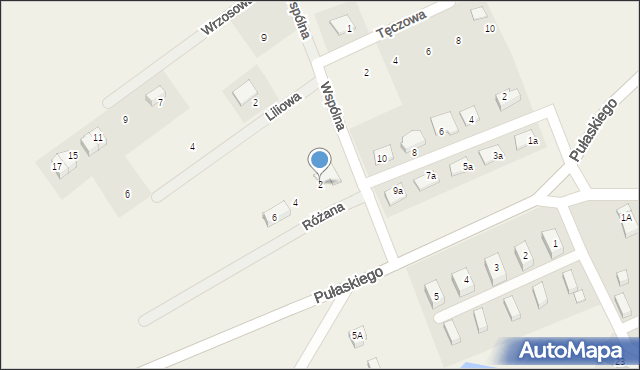 Podgórzyn, Różana, 2, mapa Podgórzyn