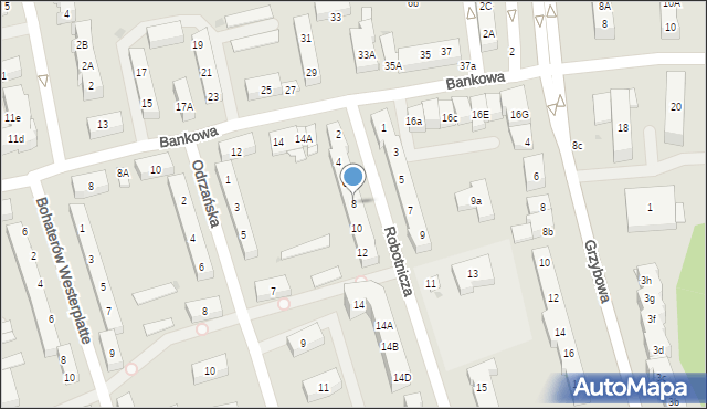 Police, Robotnicza, 8, mapa Police