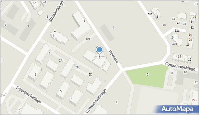 Pruszcz Gdański, Romera Eugeniusza, prof., 1, mapa Pruszcz Gdański