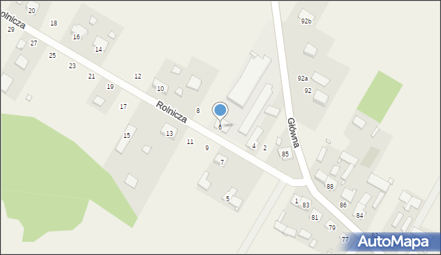 Przedmość, Rolnicza, 6, mapa Przedmość