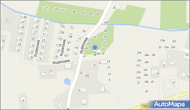 Przeginia Duchowna, Rodzinna, 16, mapa Przeginia Duchowna