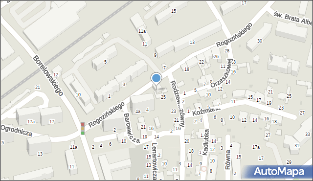Przemyśl, Rogozińskiego Stefana, 16, mapa Przemyśla