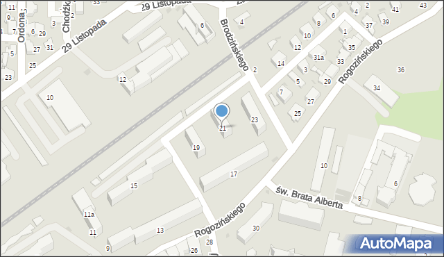 Przemyśl, Rogozińskiego Stefana, 21, mapa Przemyśla