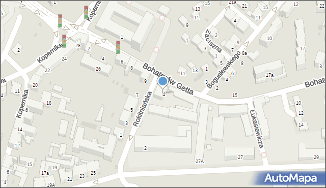 Przemyśl, Rokitniańska, 4, mapa Przemyśla