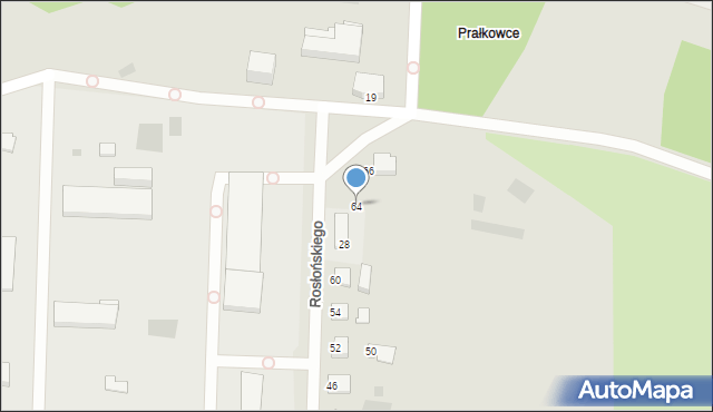 Przemyśl, Rosłońskiego Romualda, 64, mapa Przemyśla