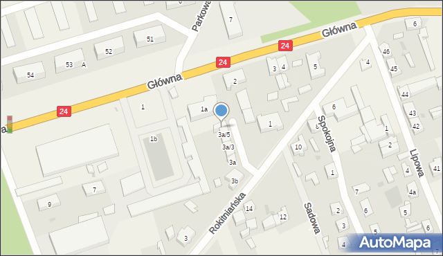 Przytoczna, Rokitniańska, 3a/6, mapa Przytoczna