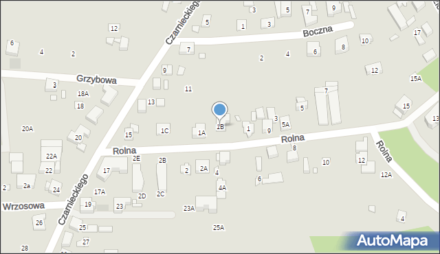 Puszczykowo, Rolna, 1B, mapa Puszczykowo